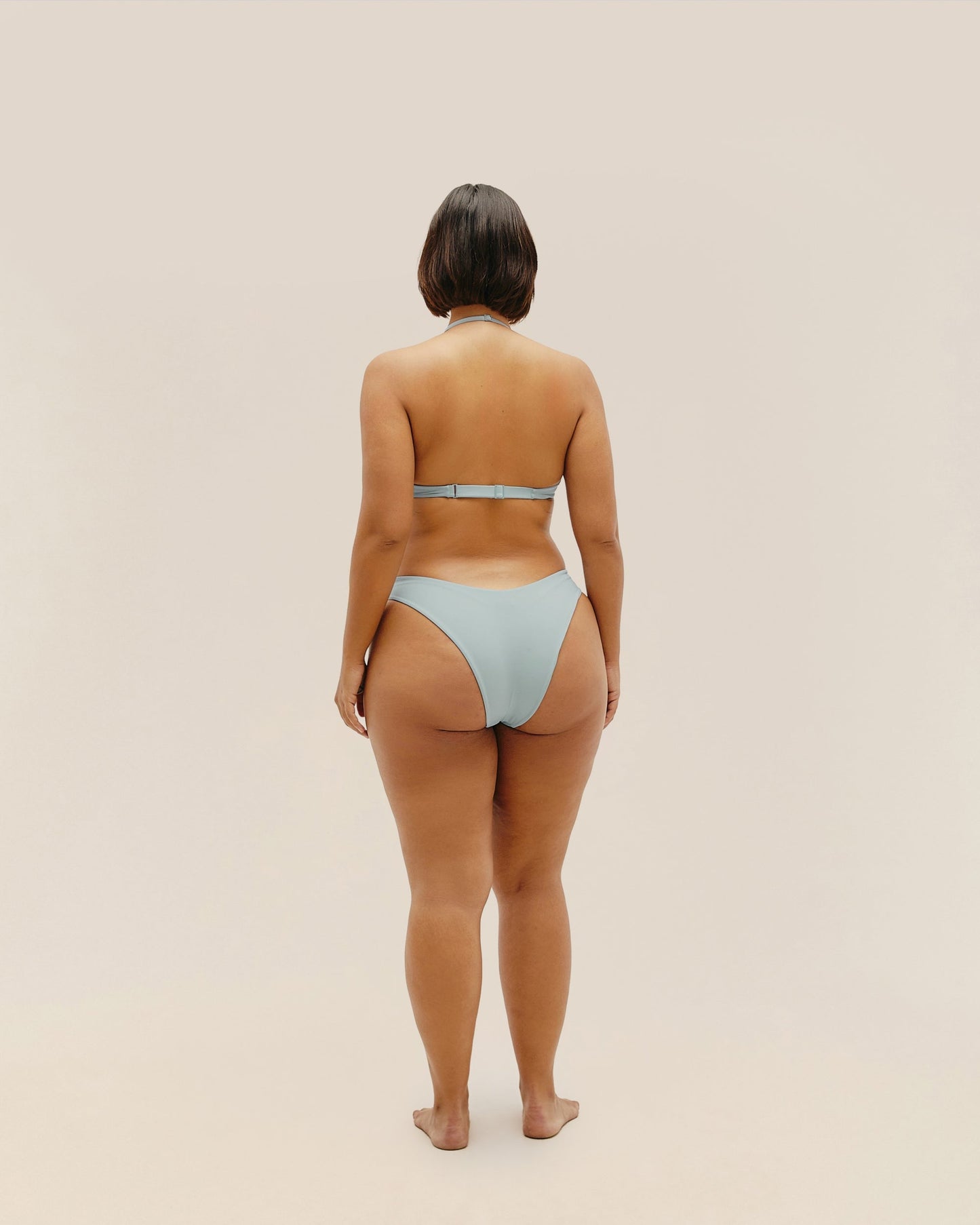 Haight: Duda Halter Bikini Top - Bardi Blue