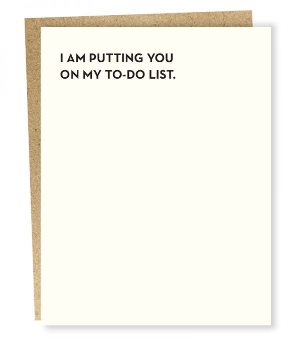 Sapling Press: To-Do List Card
