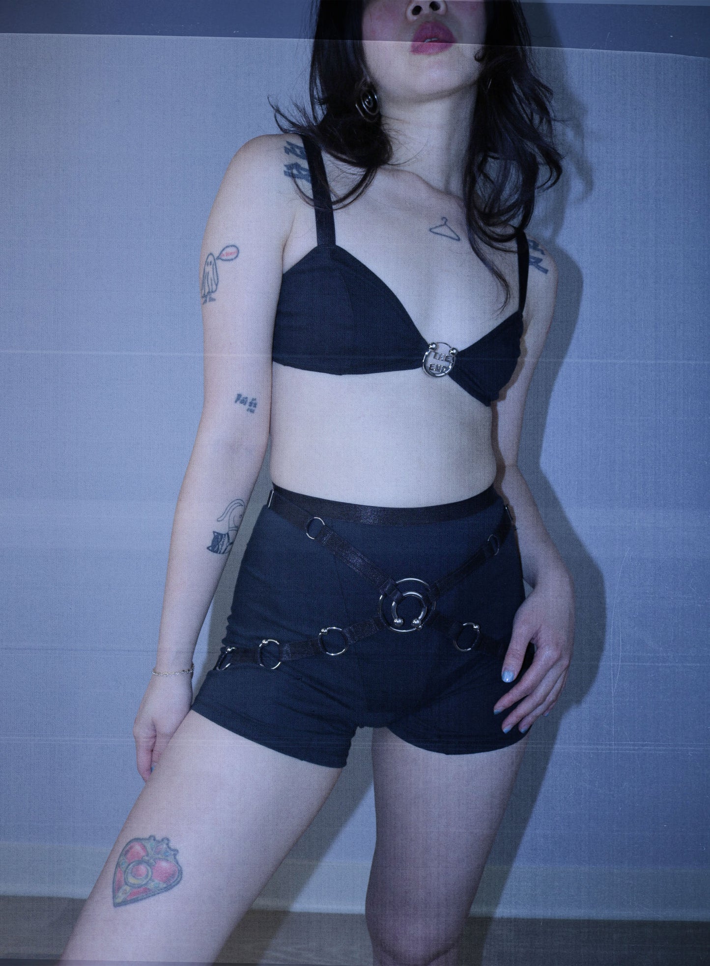 The End: Misery Business Triangle Bra - Black