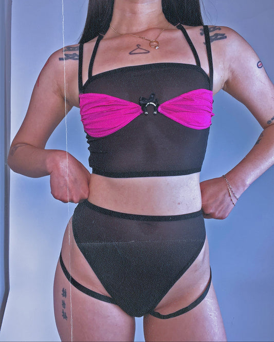 The End: Anata High-Waisted Brief - Black