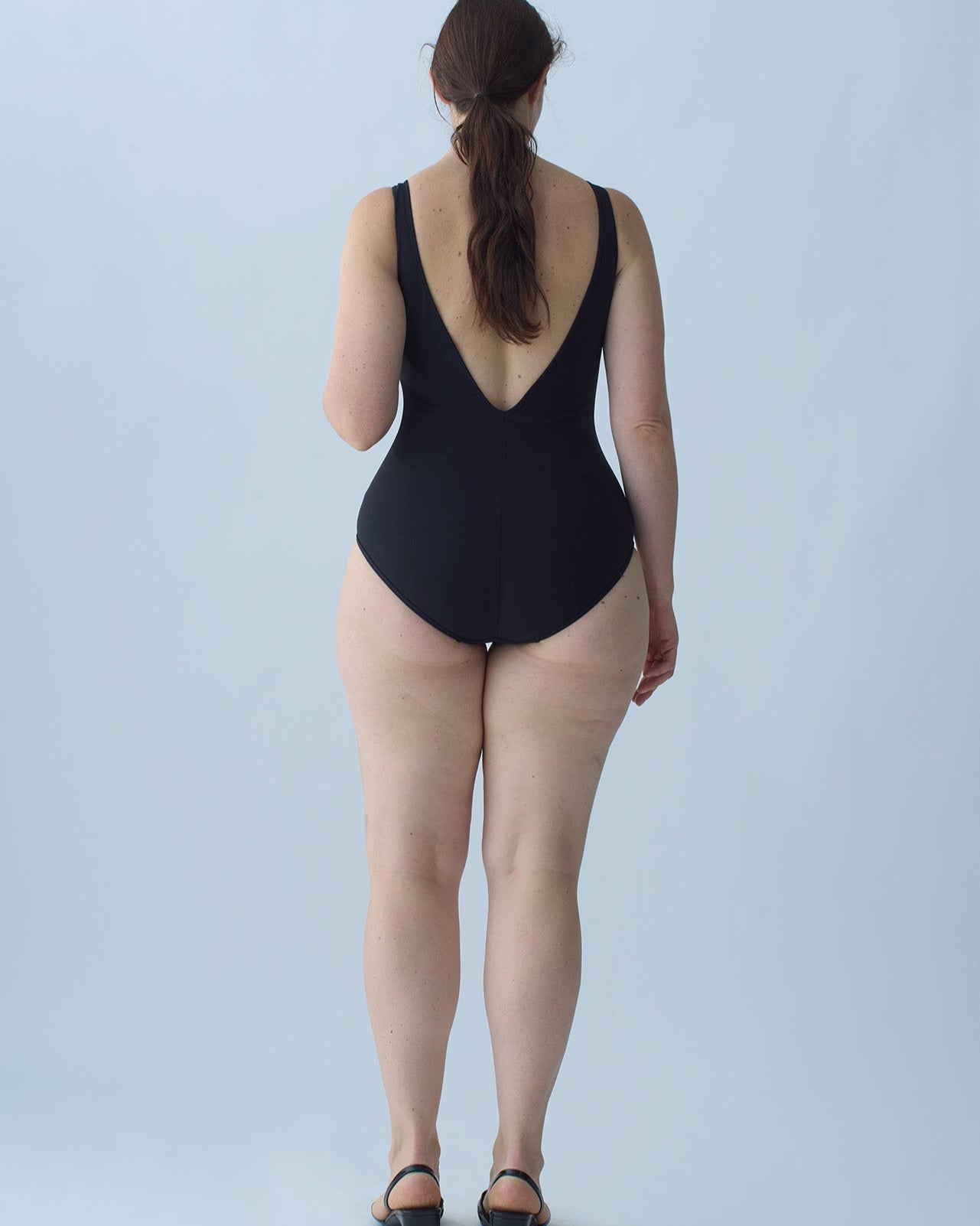 Nu Swim: Cyn Plunge One Piece - Black