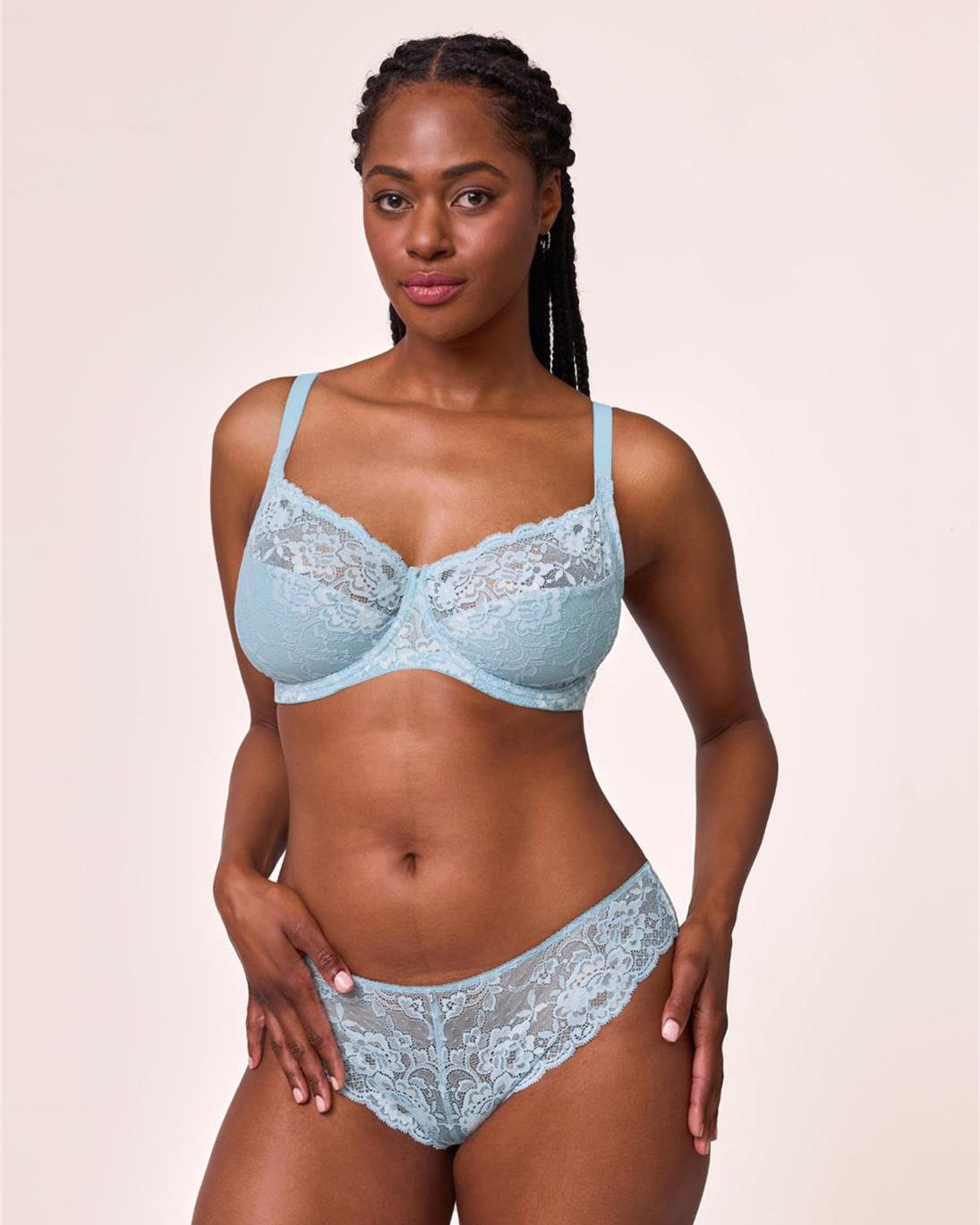 Montelle: Muse Full Cup Lace Bra - E-H Cups Only