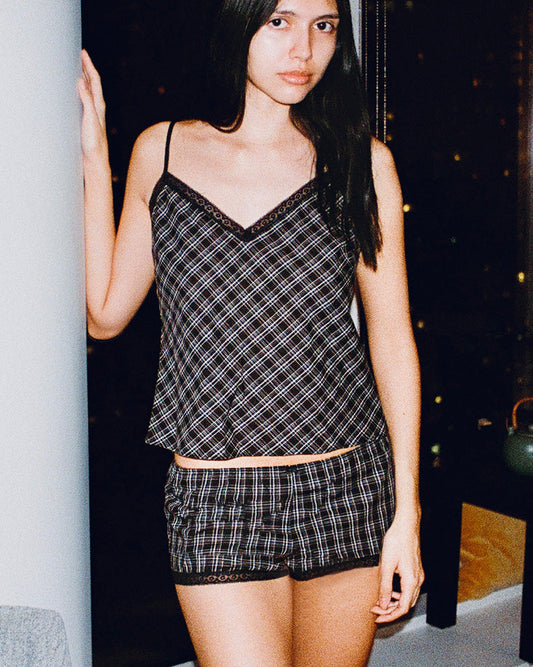 Only Hearts: Checkmate Shorts - Khol