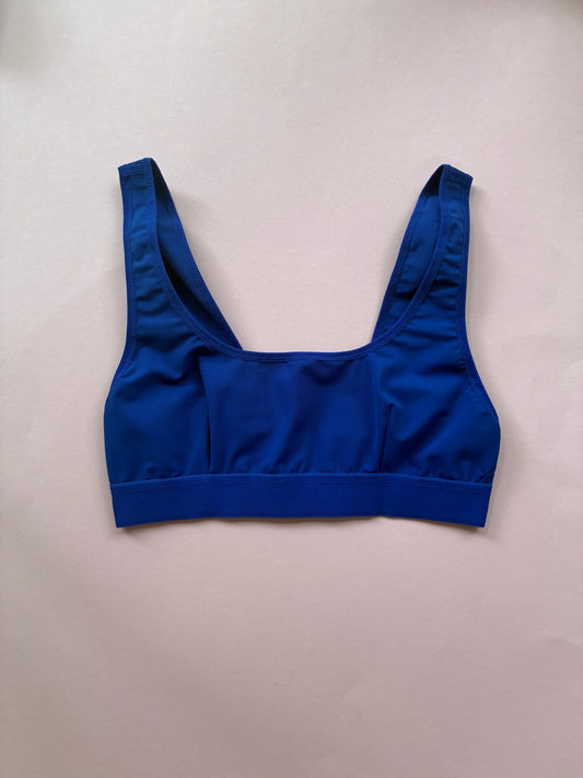 La Fille d'O: Ramble On Bikini Top - Bic Blue