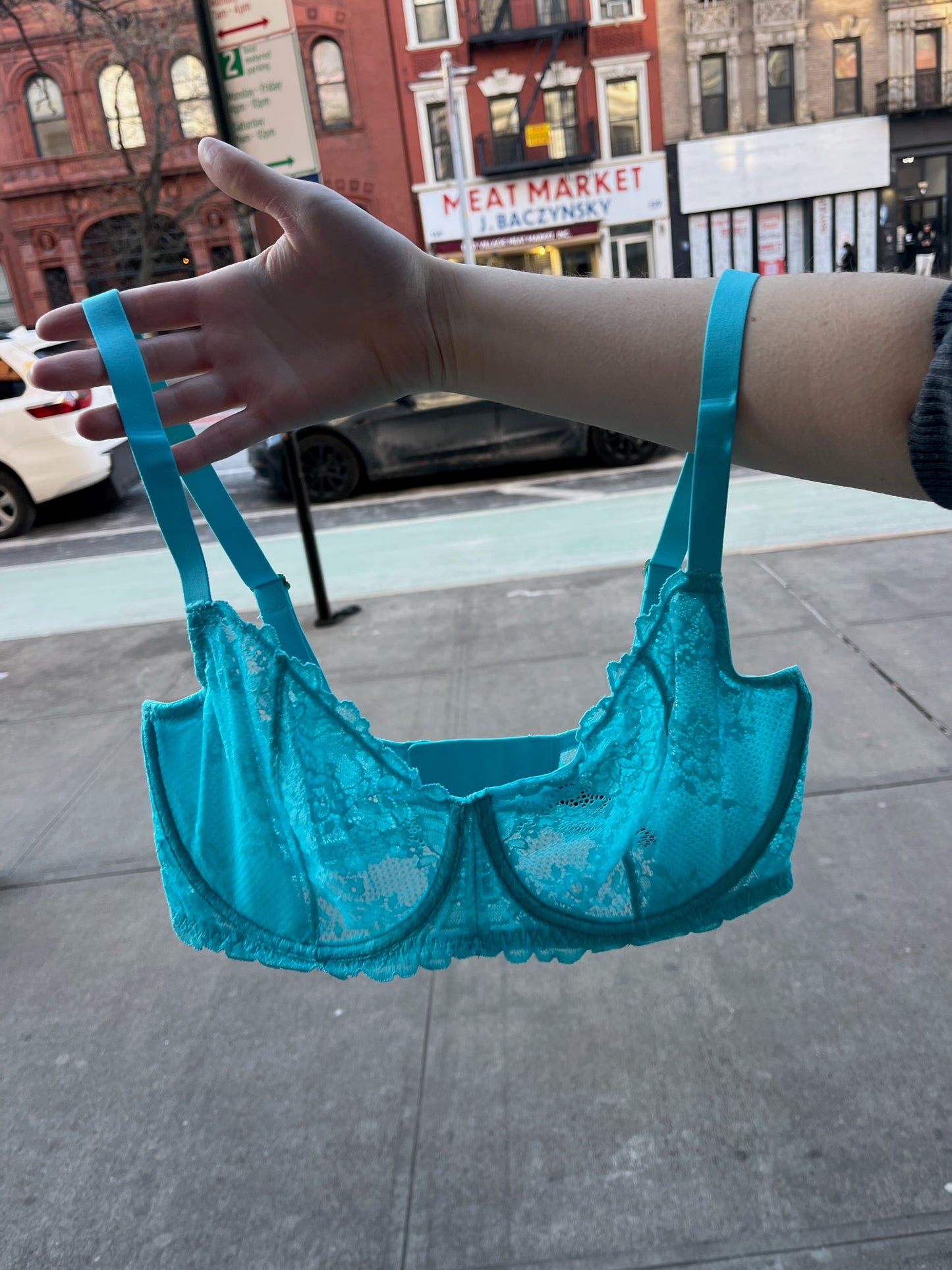 Natori: Heavenly Convertible Balconette Bra - Electric Aqua