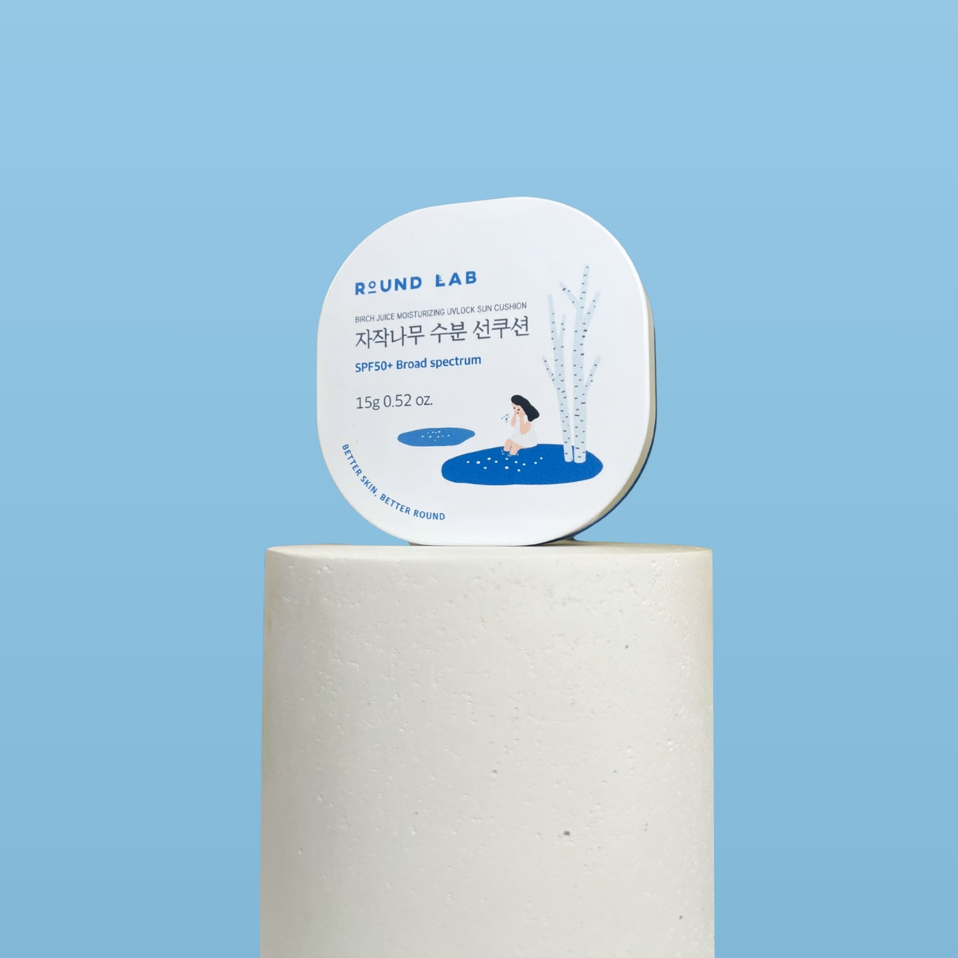 Round Lab: Birch Moisturizing Sun Cushion SPF 50+