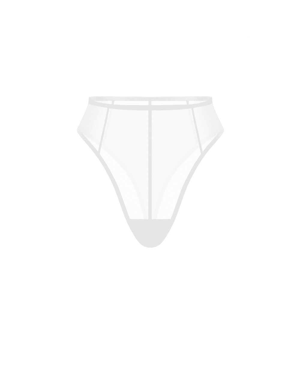 Anoeses: Kaori High-Waisted Thong - White