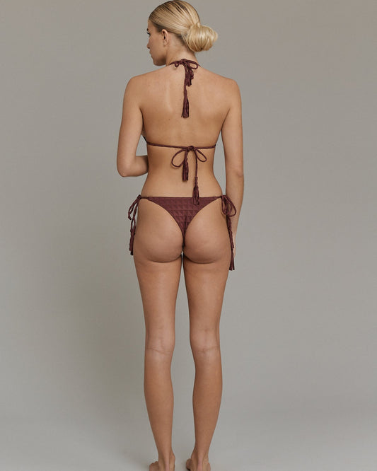 Acacia: Lauie Tie Side Bottoms - Bison