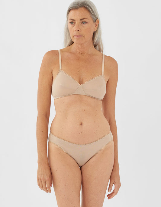 Araks: Stella Cotton Thong - Beige