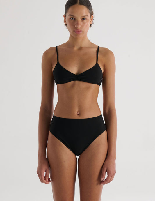 Araks: Tonne High Leg Bikini Bottom - Black