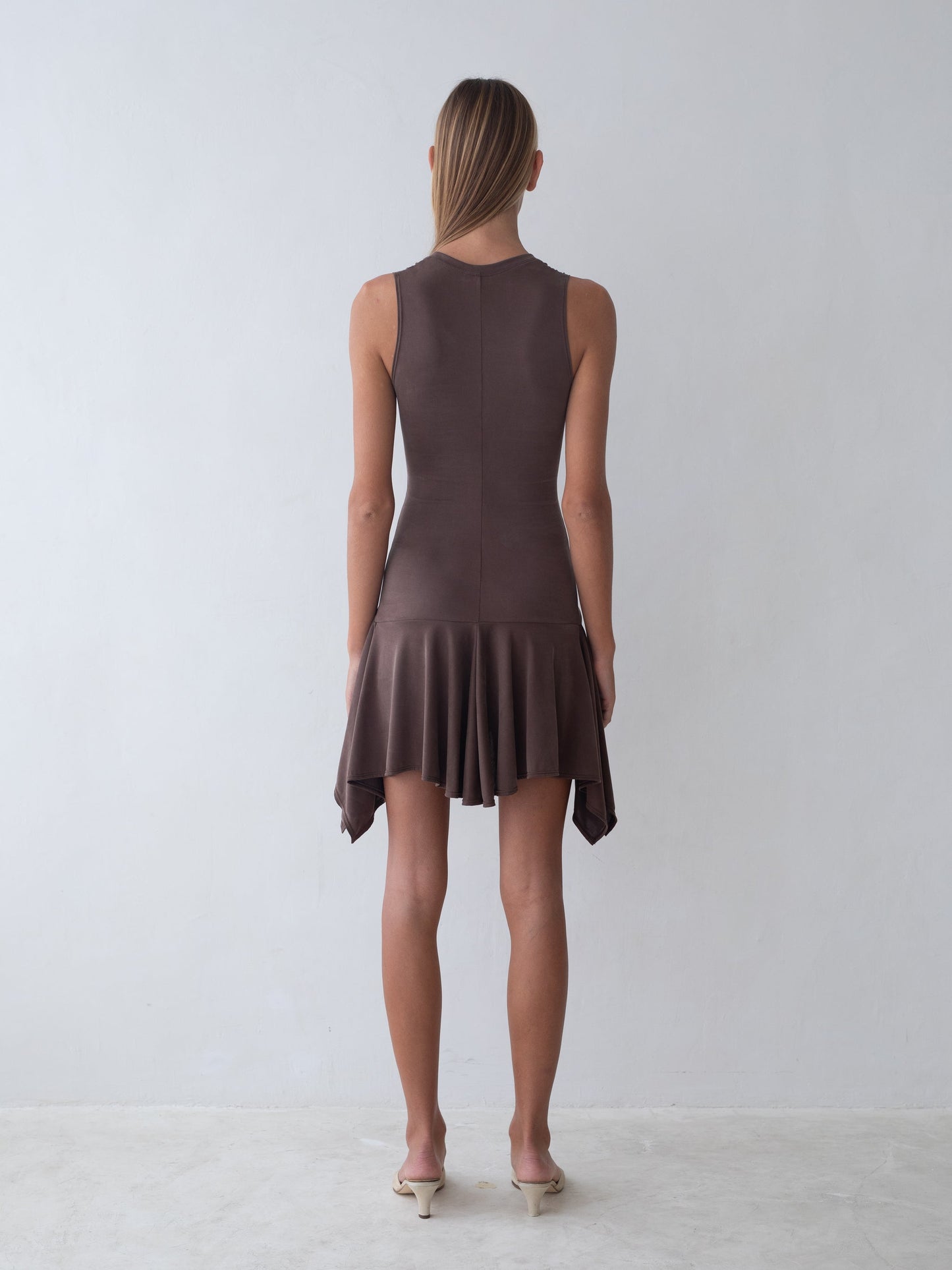 Belle Anna: Park Dress - Brown