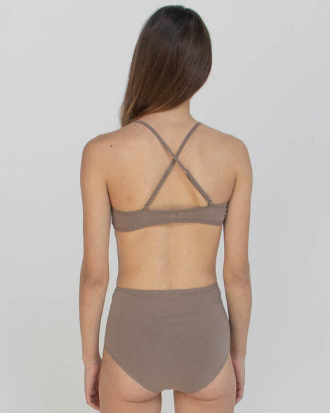 Calomel: Uma Racerback Bralette - Black