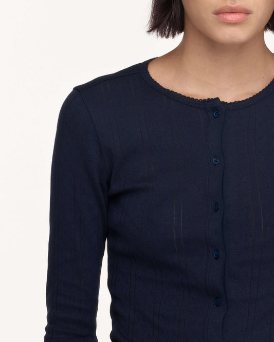 Cou Cou Intimates: The Cardigan - Navy