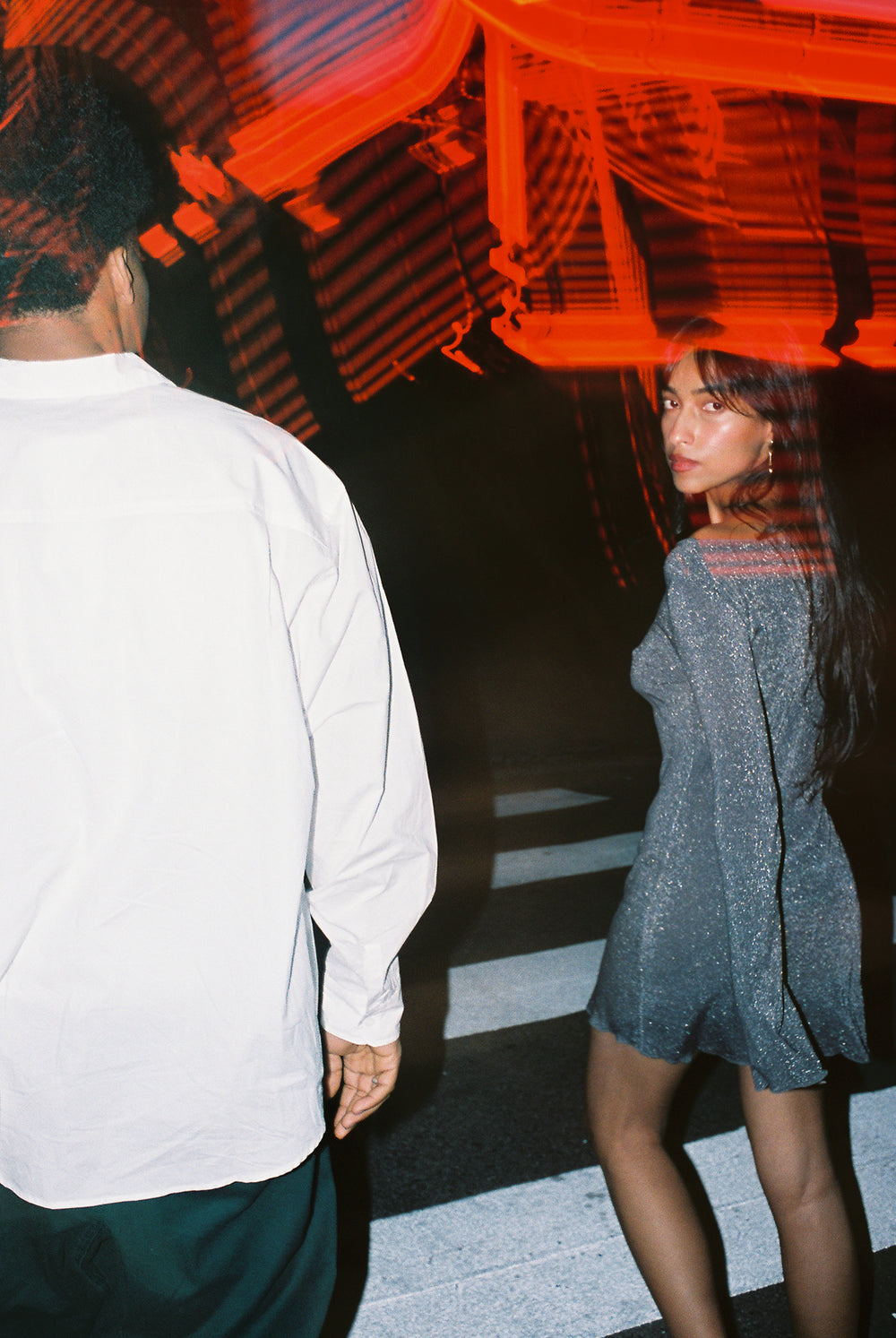 Gil Rodriguez: Shimmer Knit Electra Dress - Espresso