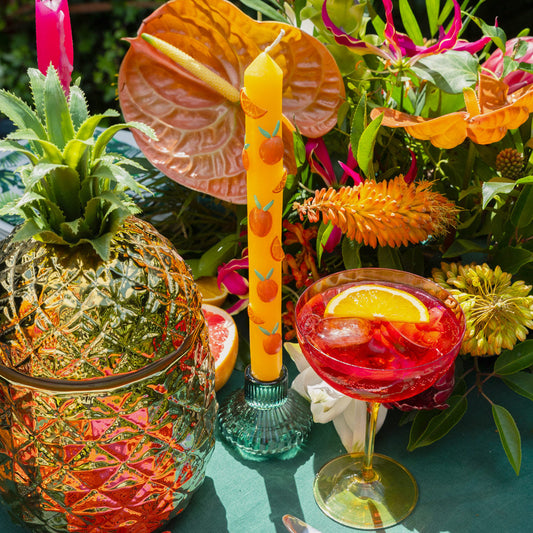 Talking Tables: 3D Citrus Taper Candles