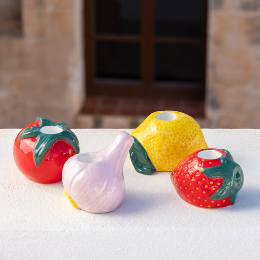 Talking Tables: Lemon Ceramic Candle Holder