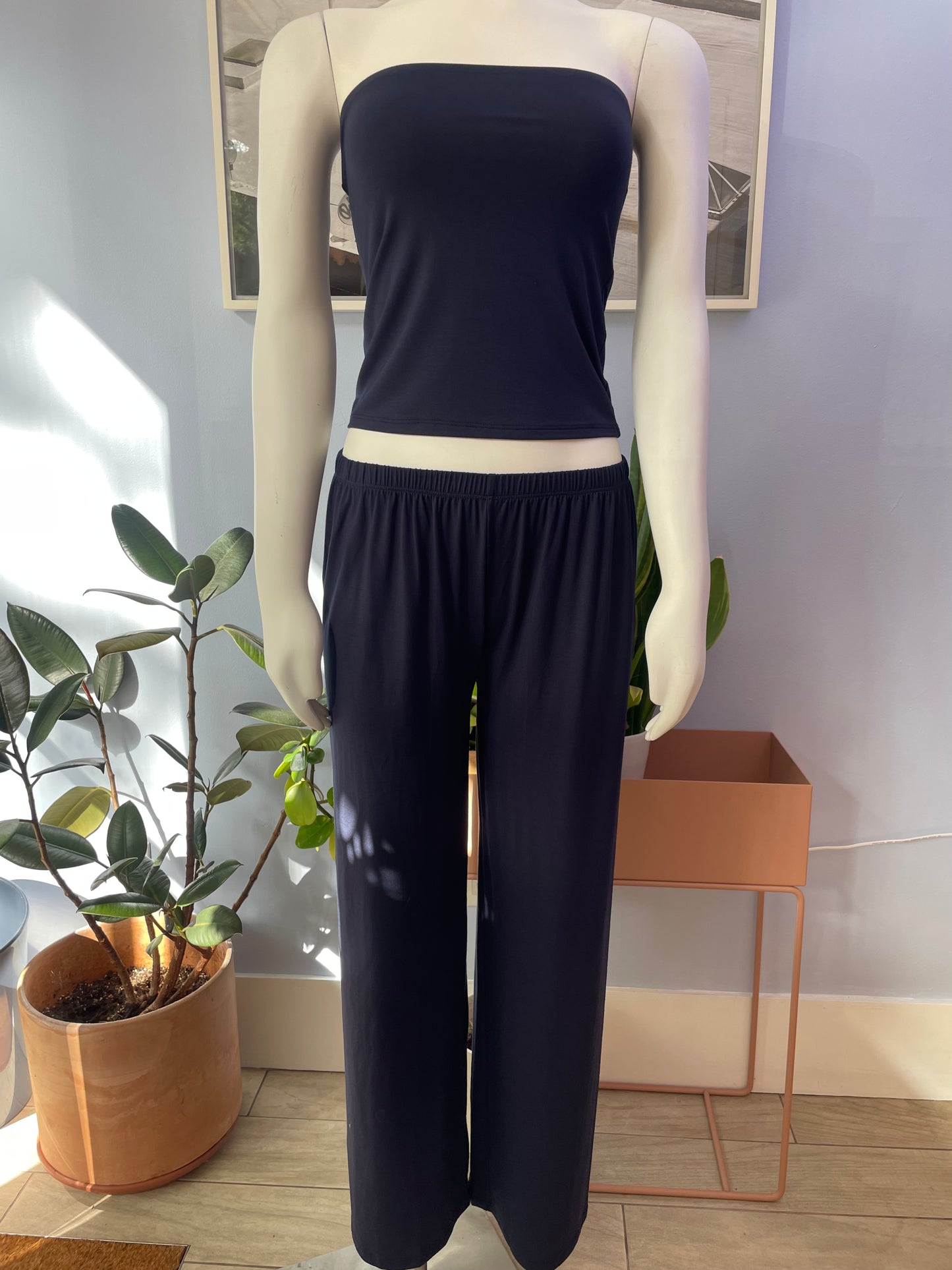 Kye Intimates: Recline Bamboo Pant - Navy