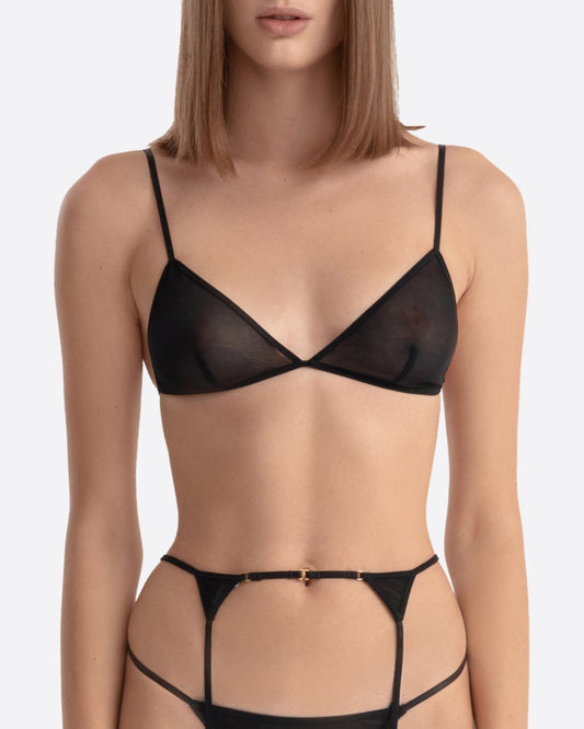 Marika Vera: Moore Triangle Bra - Black