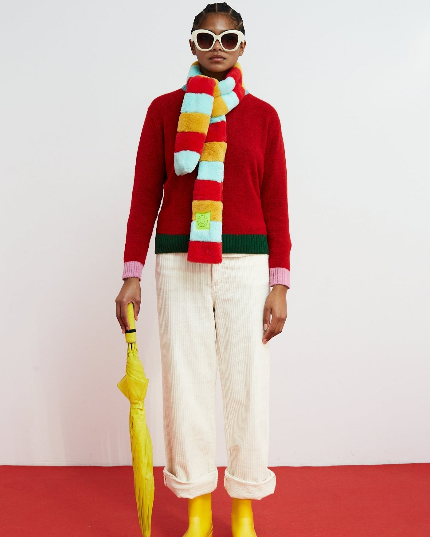 Dr. Bloom: Bufanda Soft Scarf - Red