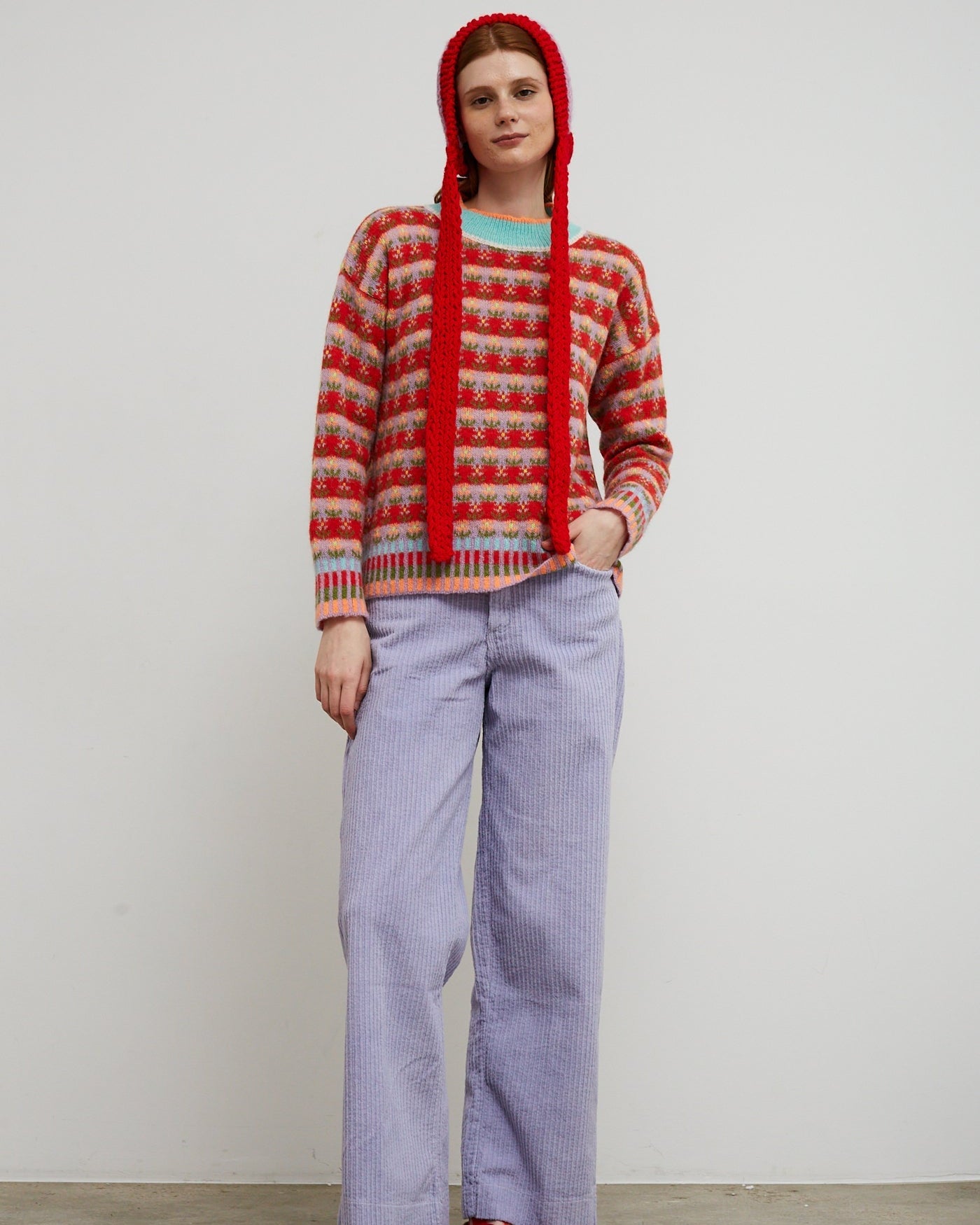 Dr. Bloom: Goritto Knit Bonnet - Lilac