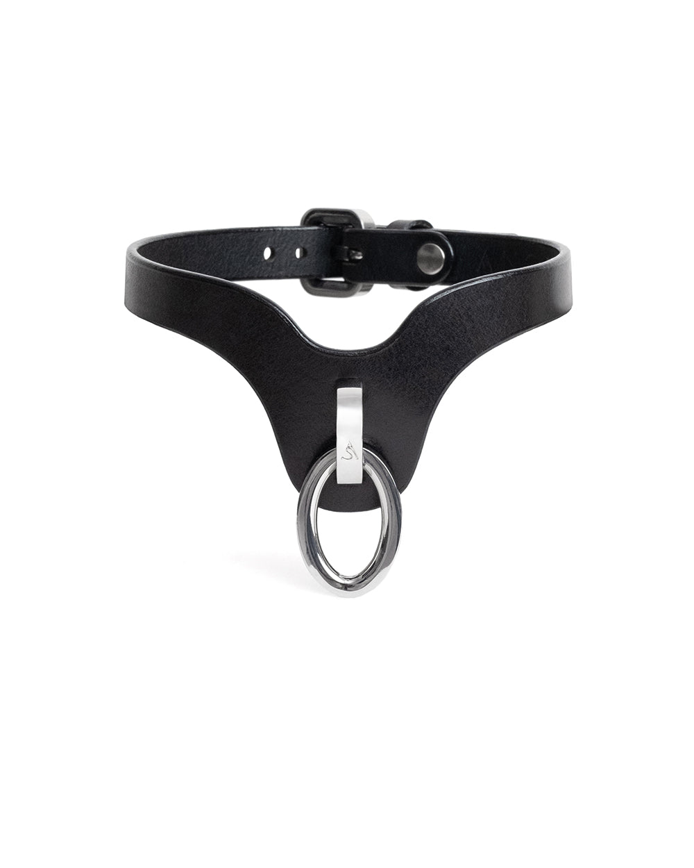 Anoeses: Ivy Leather Choker - Black