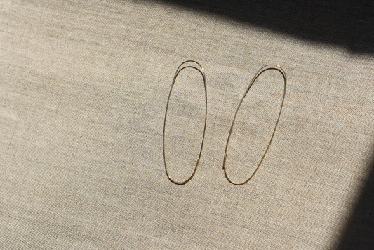 8.6.4: Extra Large Oval Hoop Earrings
