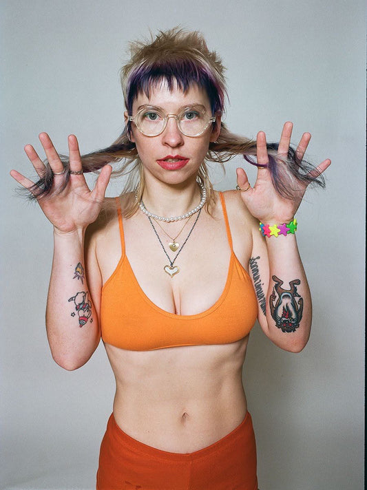 Calomel: Amaru Cotton Bralette - Juicy EXCLUSIVE