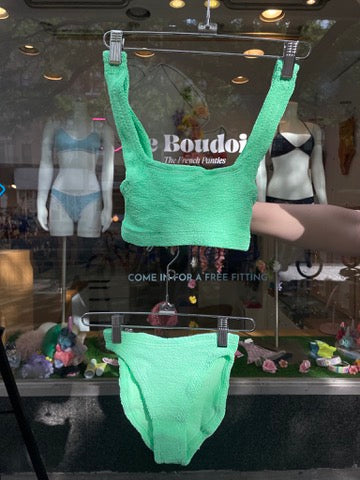 Hunza G: Xandra Bikini Set - Lime