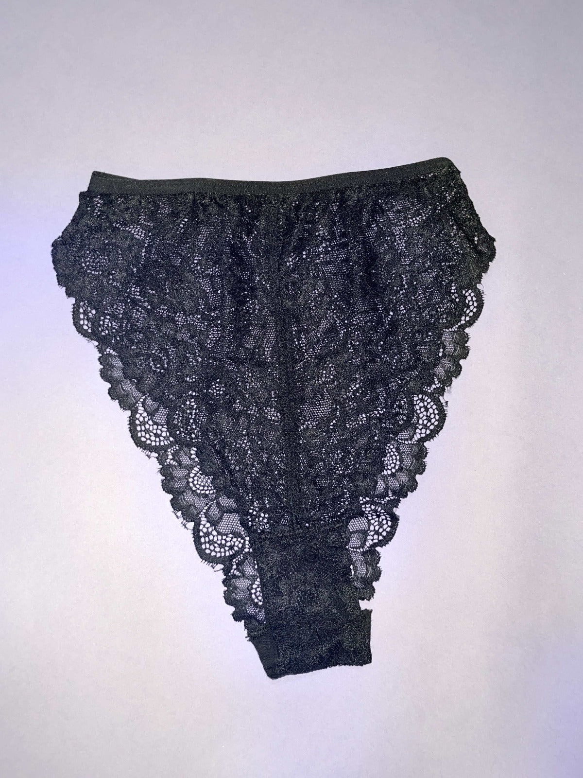 Bully Boy: Dora High-Waisted Lace Panty - Black