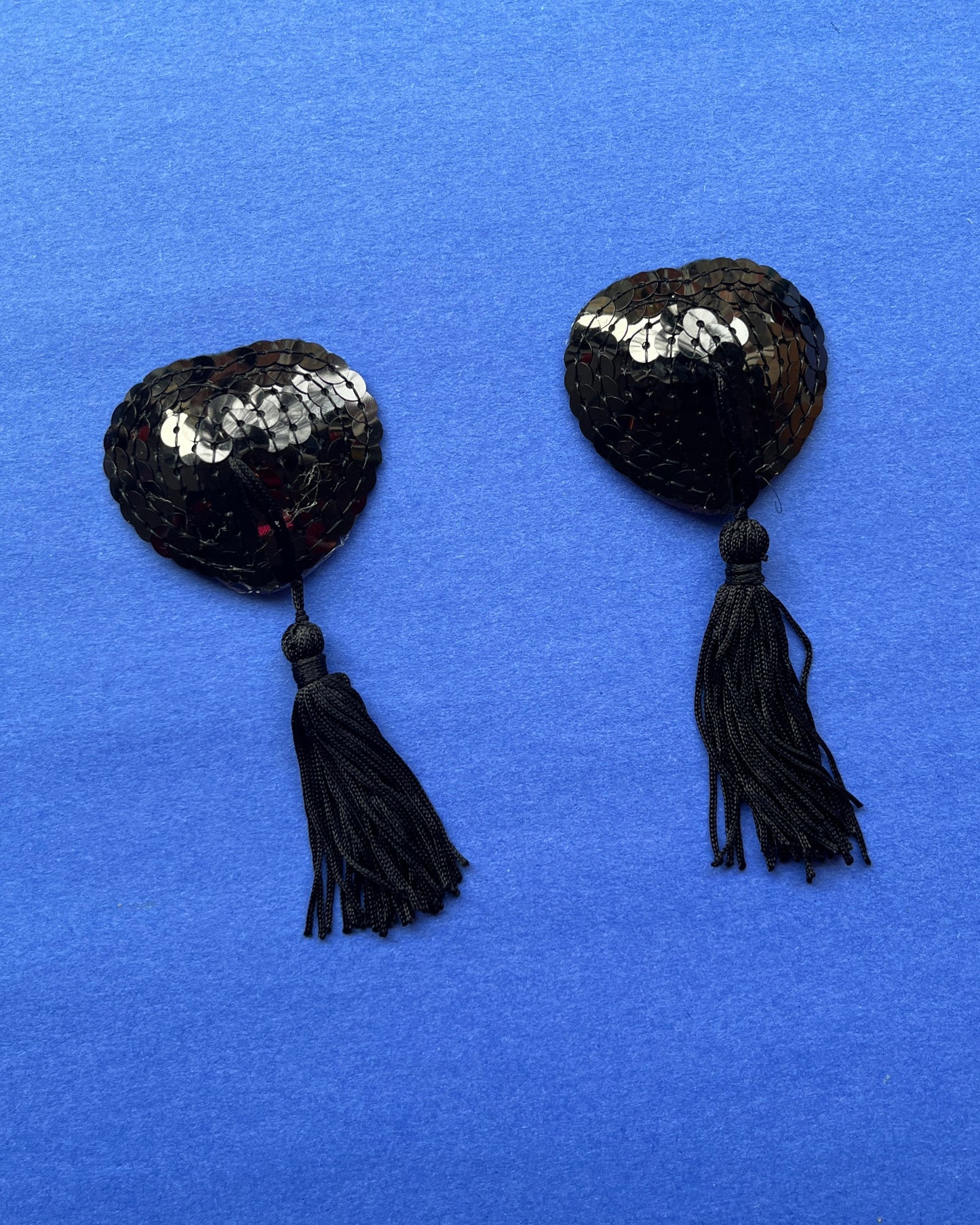 KissKill: Kayla Sequin Nipple Tassels - Black