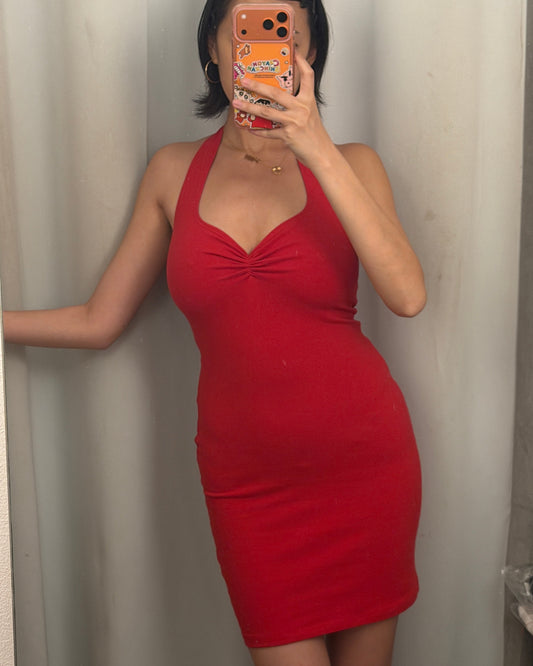 Gil Rodriguez: Corazon Mini Dress - Tomate