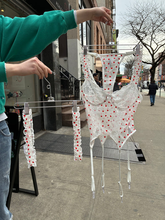 KissKill: U Love Me G-String - White