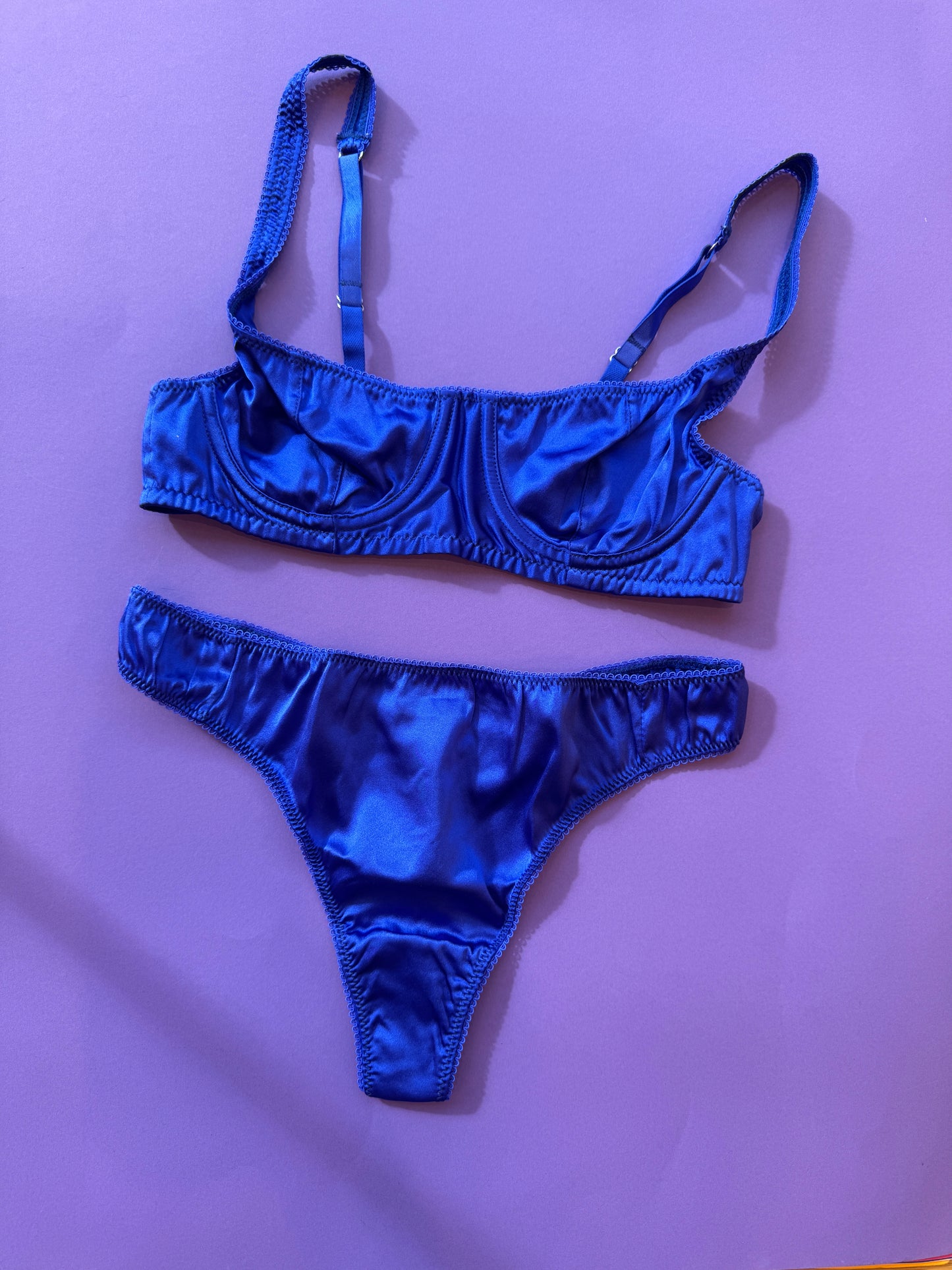Araks: Grier Silk Thong - Tanzanite