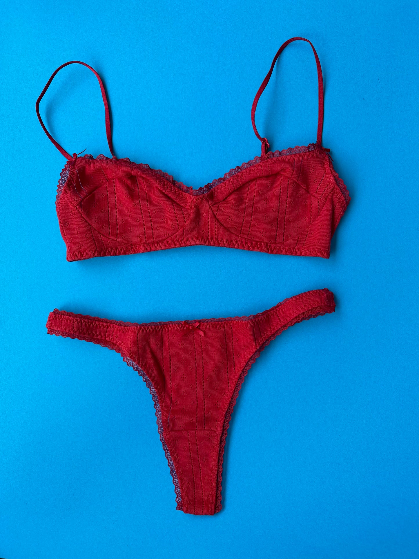 Cou Cou Intimates: The Thong - Red