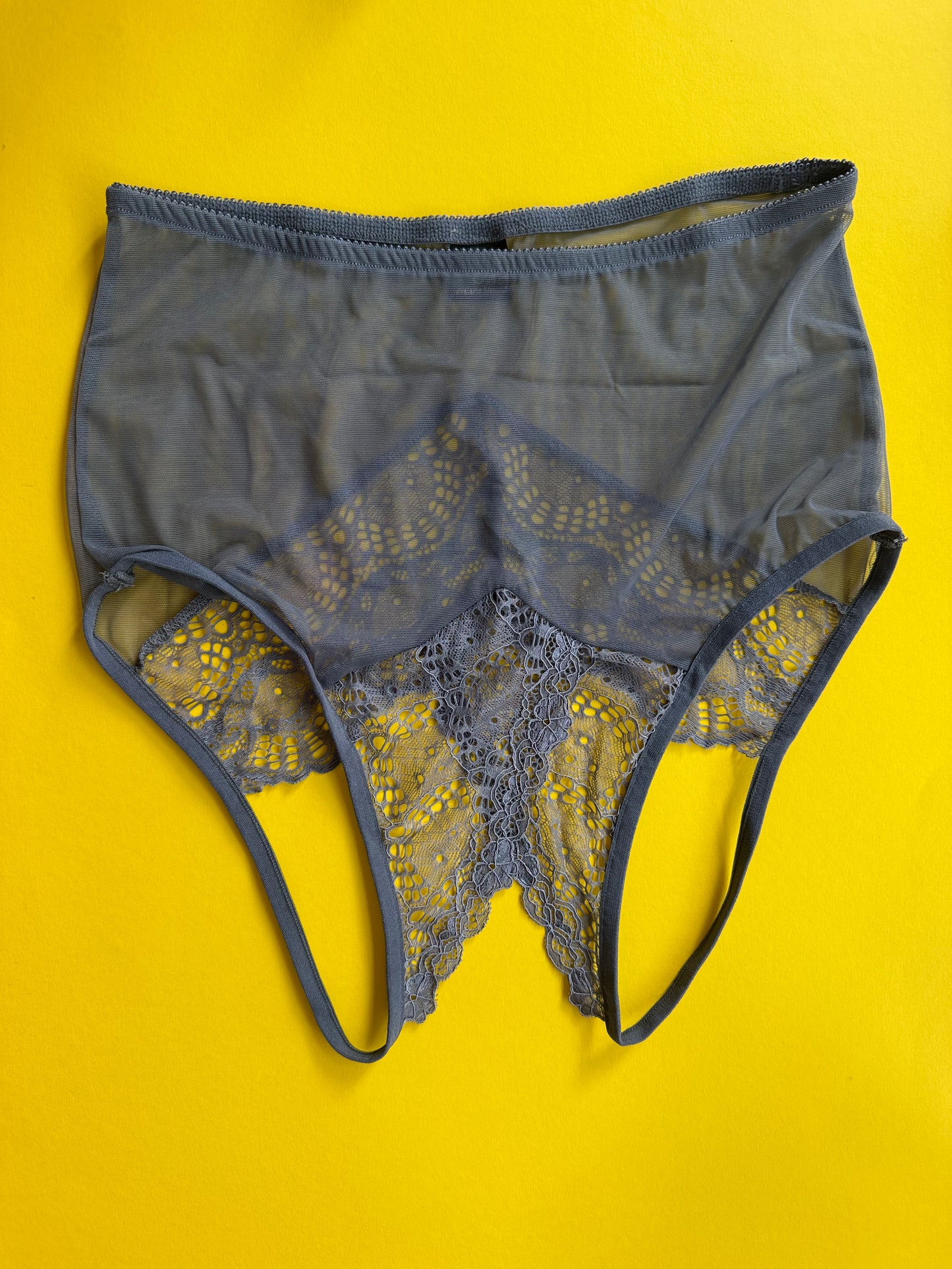 Only Hearts: Whisper Sweet Nothings Coucou High-Waisted Brief - Shadow