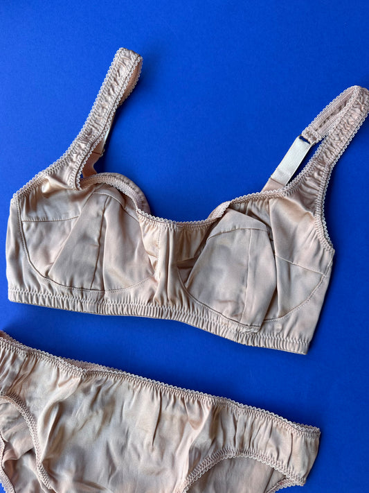 Araks: Penelope Silk Wireless Bralette - Bare