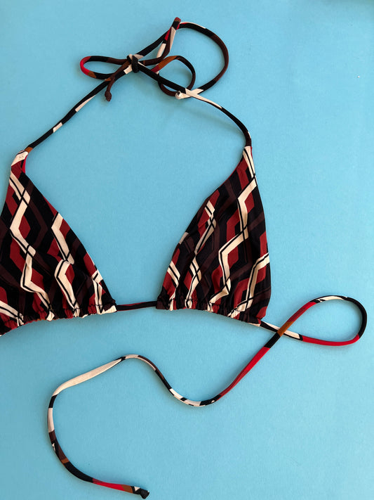 Siyu: Selma Reversible Triangle Bikini Top - XS, S