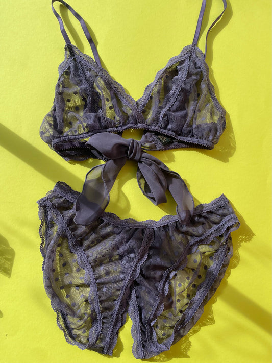 Only Hearts: Coucou Ouvert Culotte - Plum