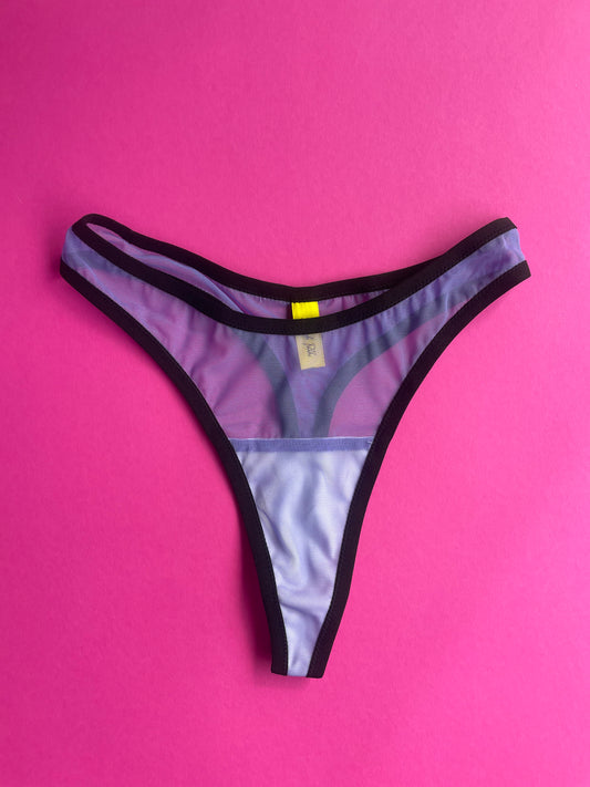 Kayleigh Peddie: Faye Mesh Thong - S