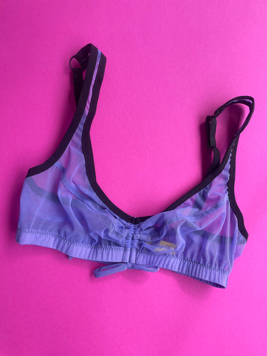 Kayleigh Peddie: Amelie Cinch Front Bralette - Lilac