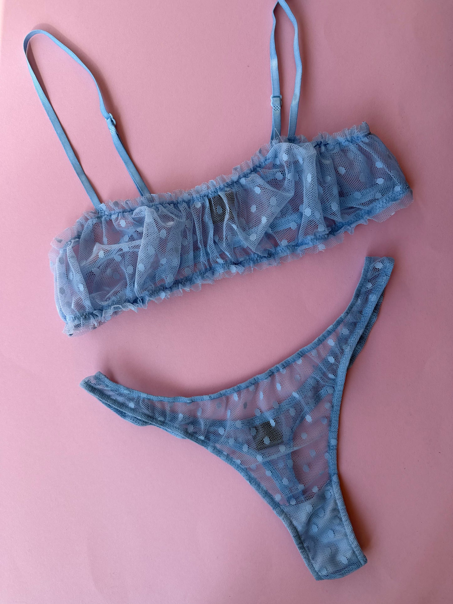 Only Hearts: Coucou Lola Basic Thong - Periwinkle