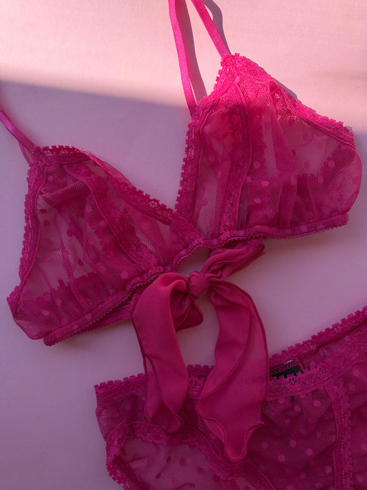 Only Hearts: Coucou Lola Bralette - Pink Orchid