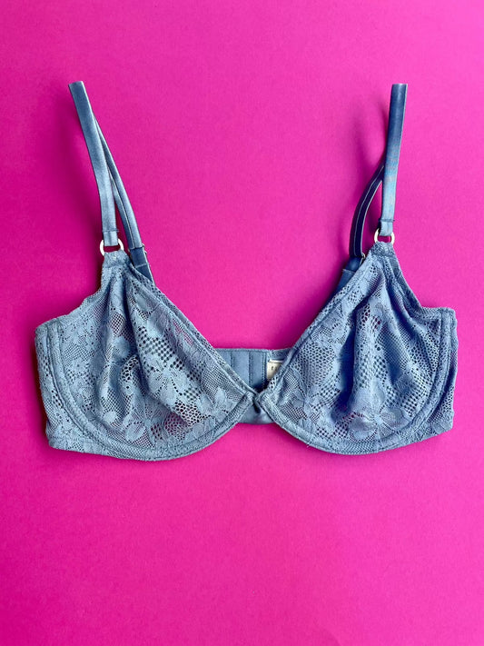 Fleur du Mal: Le Stretch Lace Demi Bra - 32G, 34G