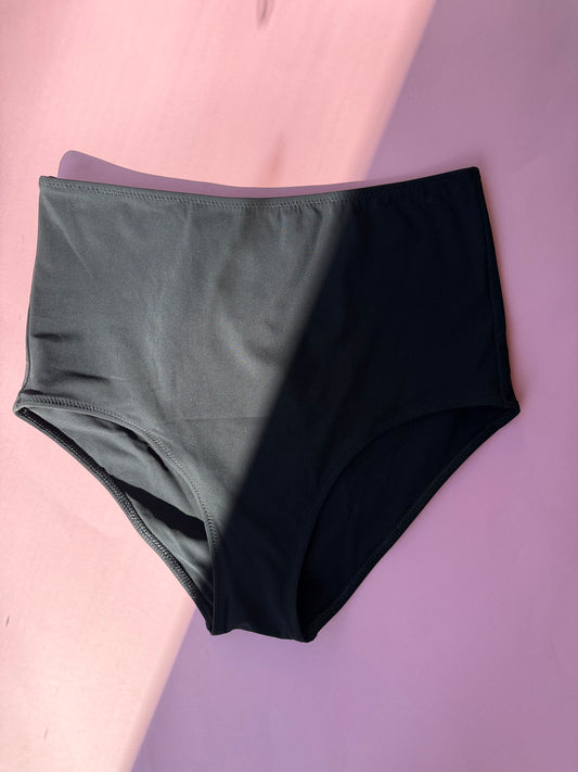 Araks: Mallory High Waisted Bikini Bottom - Black