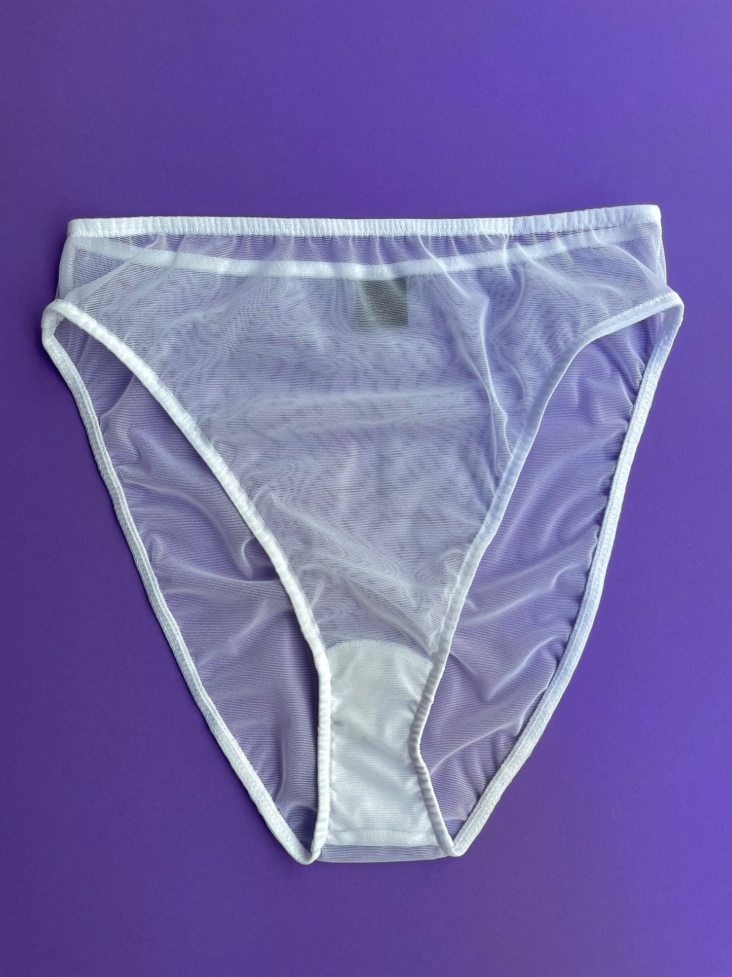 Only Hearts: Whisper High Cut Brief - White