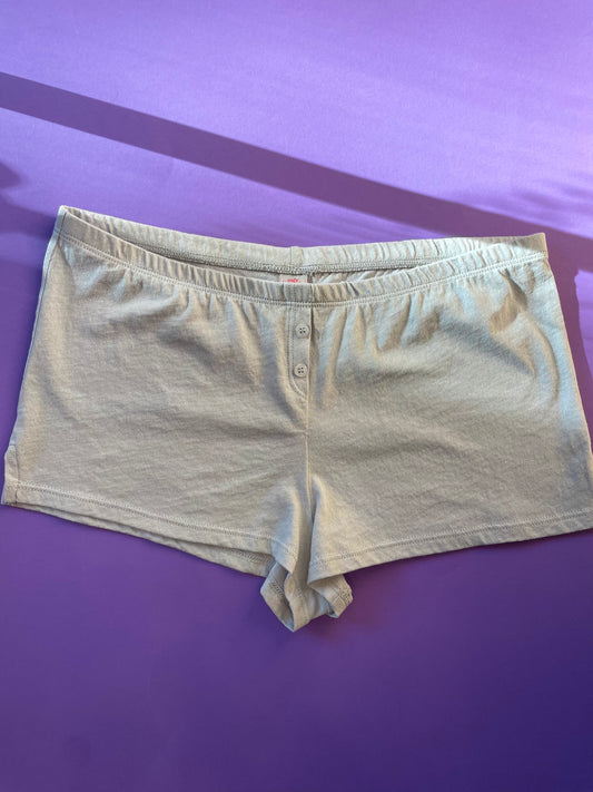 Only Hearts: Organic Cotton Boxer Shorts - Sage Gray