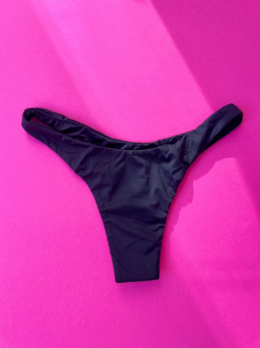Haight: Lola Thong Bikini Bottom - Black