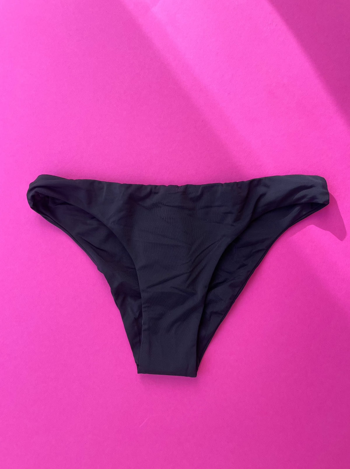 Basic Low Rise Bikini Bottom - Black