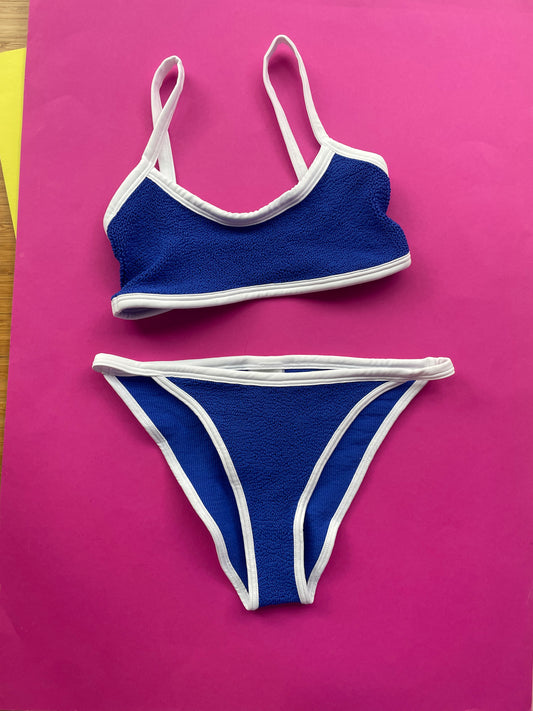 Hunza G: Tyler Sporty Bikini Set - Royal Blue