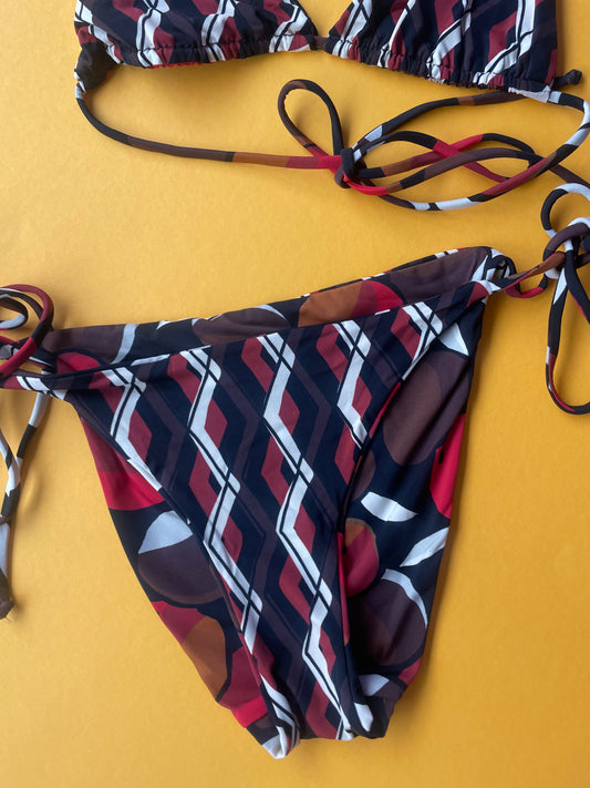 Siyu: Selma Reversible Tie Side Bikini Bottom - S, L